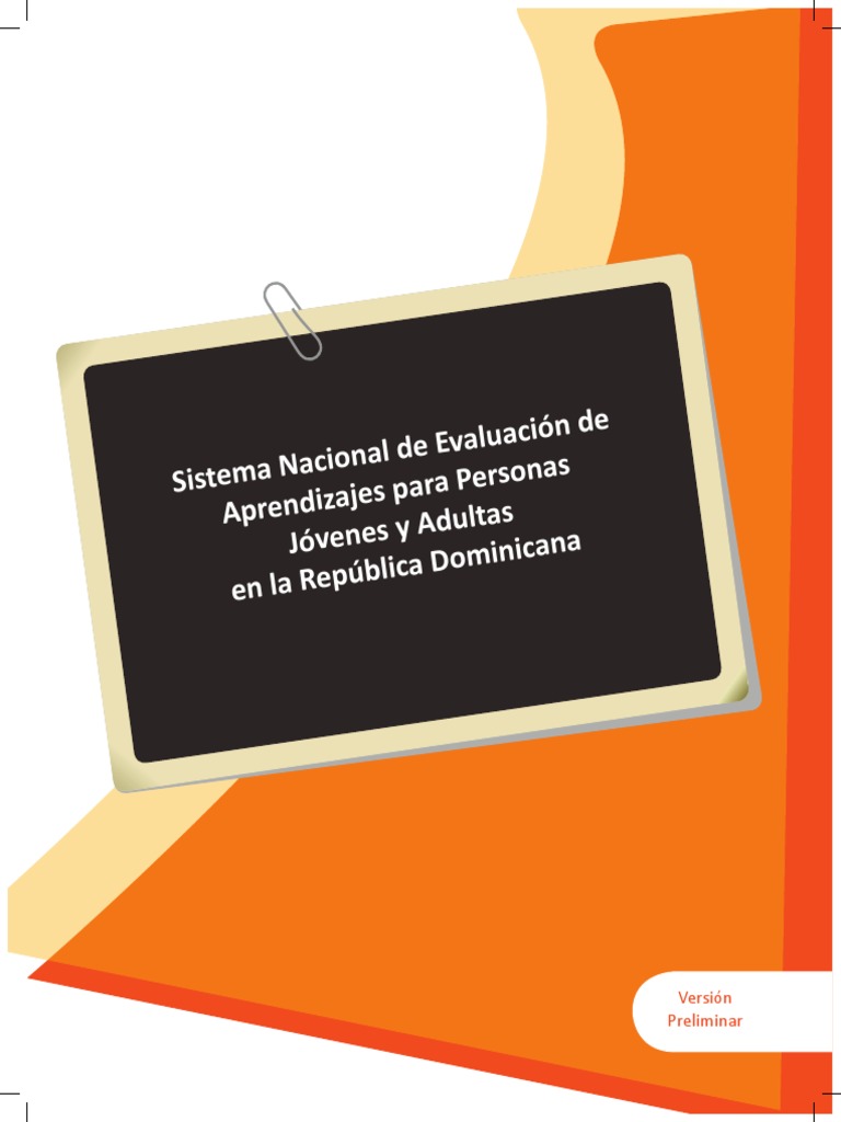 Sistema de Evaluacin de Aprendizaje para Jvenes y Adultos | PDF ...
