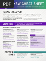360i's SXSW CHEAT-SHEET