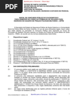 Edital Concurso PM SC 2015