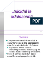 Suicidul La Adolescenti