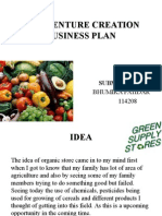 Organic Store Business Plan