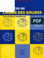 Exercices de Chimie Des Solides - Jean-Francis Marucco