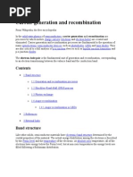 Carrier Generation and Recombination