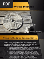 Safety For Wiring Methods: By: Komarul Fausiyah