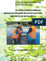 Estudio de Caracterizacion de Rupa Rupa