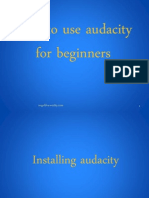 4.How to Use Audacity Tutorial