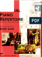 Essential Piano Repertoire of the 17th, 18th, & 19th Centuries Preparatory Level