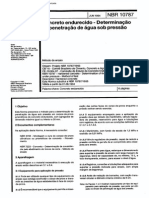 NBR 10787 - Concreto Endurecido Determinacao Da Pentracao Da Agua Sob Pressao