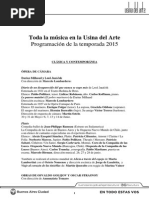 Download Programacin 2015 - Toda La Msica en La Usina Del Arte by FedePena SN257157799 doc pdf