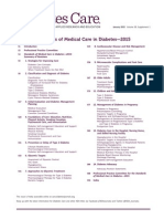 Clinical Practice Guidelines ADA 2015
