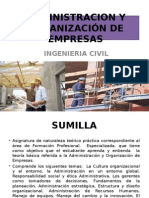 Administracion y Organización de Empresas