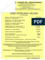 Cene Usluga PDF