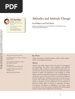 ##1. Attitudes and Attitude Change