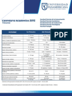 Calendario - Académico2015 Upana