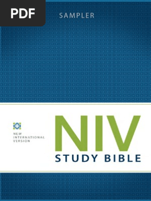 Niv Study Bible Sampler Covenant Biblical Torah