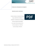 Actividad 6. Elaborar Un Esqueleto de Tu Investigación. Deserción Escolar