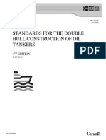 Standards for the Double Hull Oil Tanker