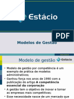 Modelos de Gestão XIX