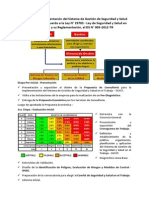 Proceso de Implementacion Del SGSST a Cargo de BURNS Consultores