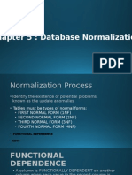 Chapter 5: Database Normalization