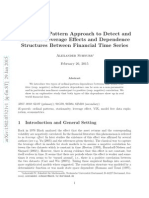 An Ordinal Pattern Approach to Detect and to Model Leverage Effects and Dependence Structures Between Financial Time Series