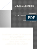 Early Treatment Repigments Extensive Inflammatory Vitiligo