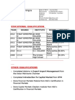 Mr. Nikunj Soningra: Educational Qualification