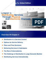Services Through and Channels: Distributing Physical Electronic