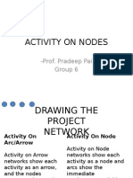 Activity On Nodes