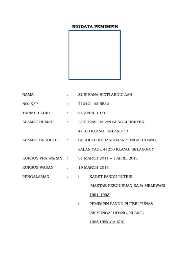 Buku Log Pandu Puteri Renjer