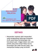 Masyarakat Majmuk Malaysia