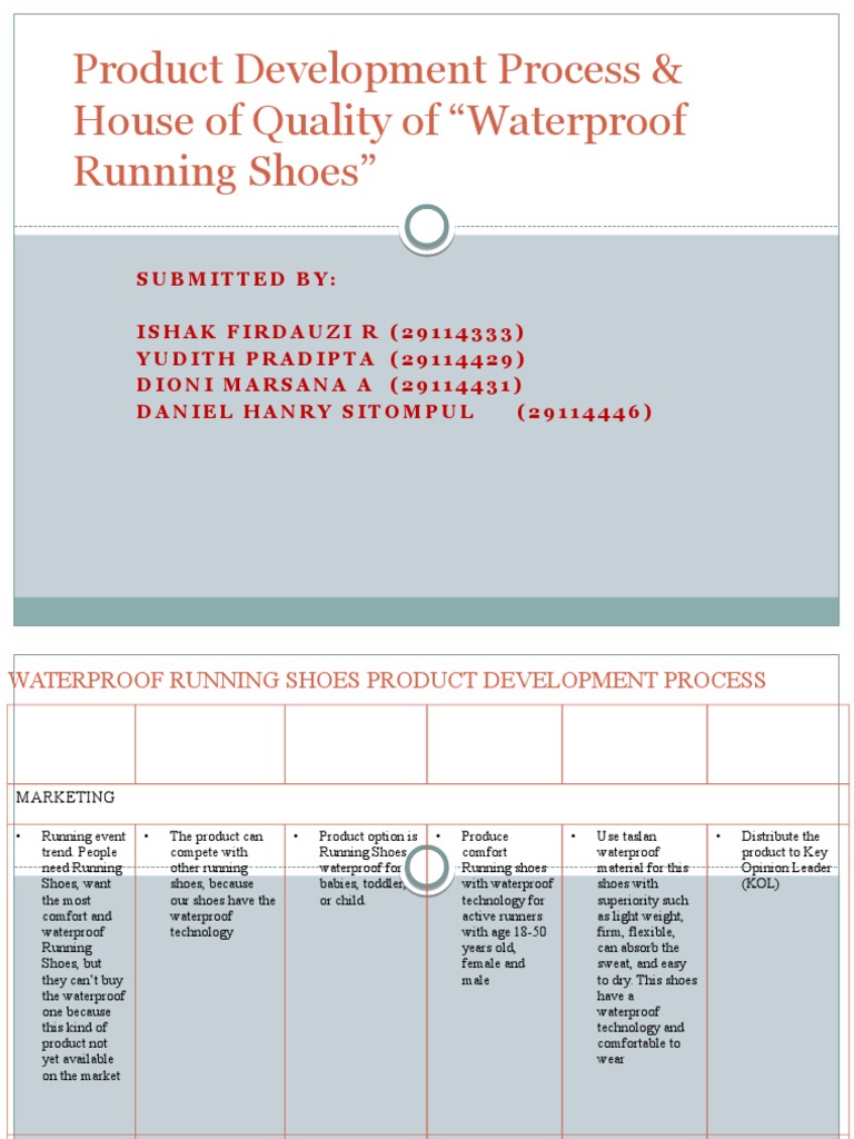 Waterproof Running Shoes Development Guide | PDF | Sneakers | New ...
