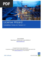 License Wizard: Installation Notes For Version 3.1