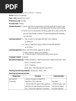 Lesson Plan (In Progress-Done)