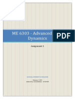 Advanced Fluid Dynamics - Assignment