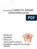 Examen Obiectiv Aparat Cardiovascular