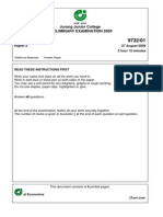 H2 jjc Preliminary Examination 09 Paper 1