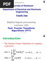 University of Khartoum Department of Electrical and Electronic Engineering Fourth Year