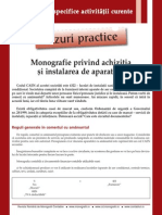 Monografie Privind Achizitia Si Instalarea de Aparatura PDF