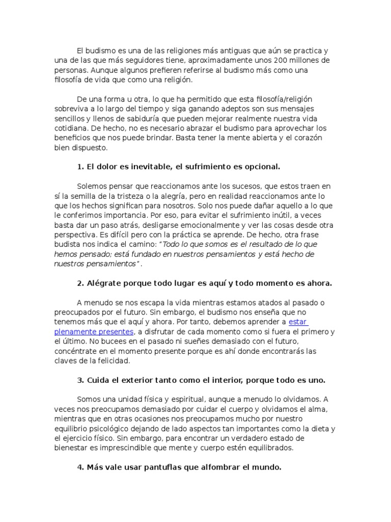 10 Frases Budistas | PDF | Crecimiento personal y profesional ...