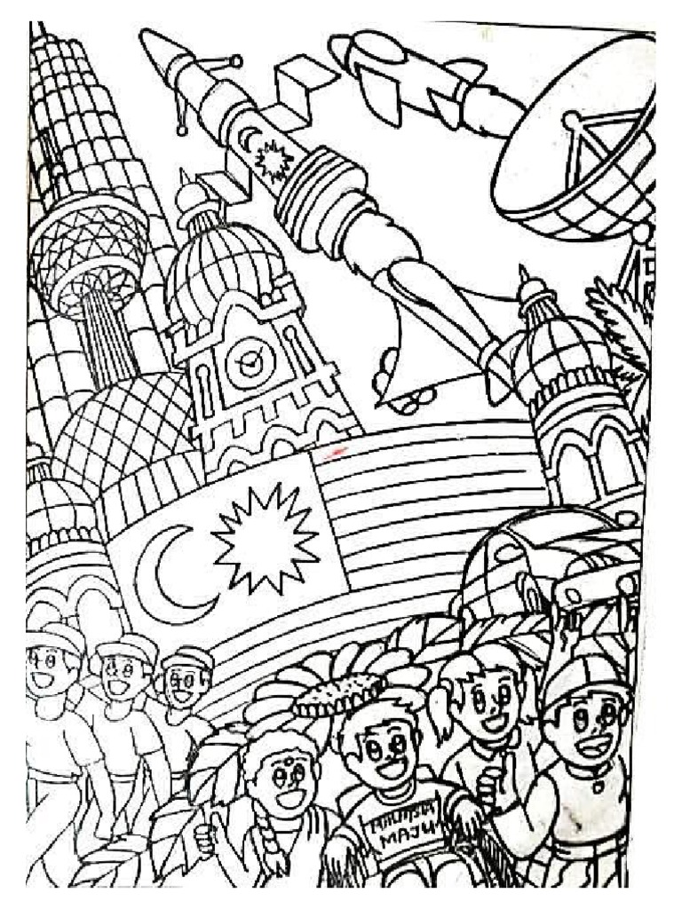 Poster Mewarna Merdeka 2 Poster Mewarna Merdeka 2