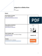 MUNÁRRIZ, Jaime (2013) Revistas de Investigación en Bellas Artes