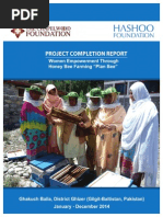 Empowering Women through Honey Bee Farming in Ghakuch Balla, District Ghizer Gilgit Baltistan Project Completion Report ( Jan - Dec 2014)