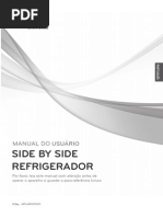 Manual Geladeira LG MFL68029505 side by side