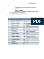 Ejercicio 4 Calendario, Dependencias y Posposicion