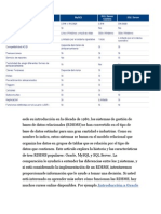 Tabla Comparativa