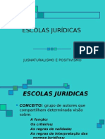 ESCOLAS JURÍDICAS