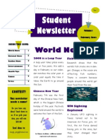 2008 February Student Newsletter