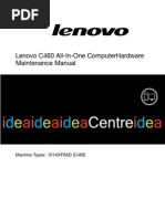 Lenovo c460 Maintenance Manual