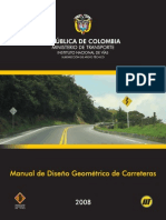 Manual de Diseno Geometrico de Carreteras INIVIAS 2008